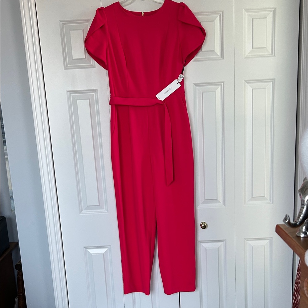 Calvin Klein Raspberry Jumpsuit